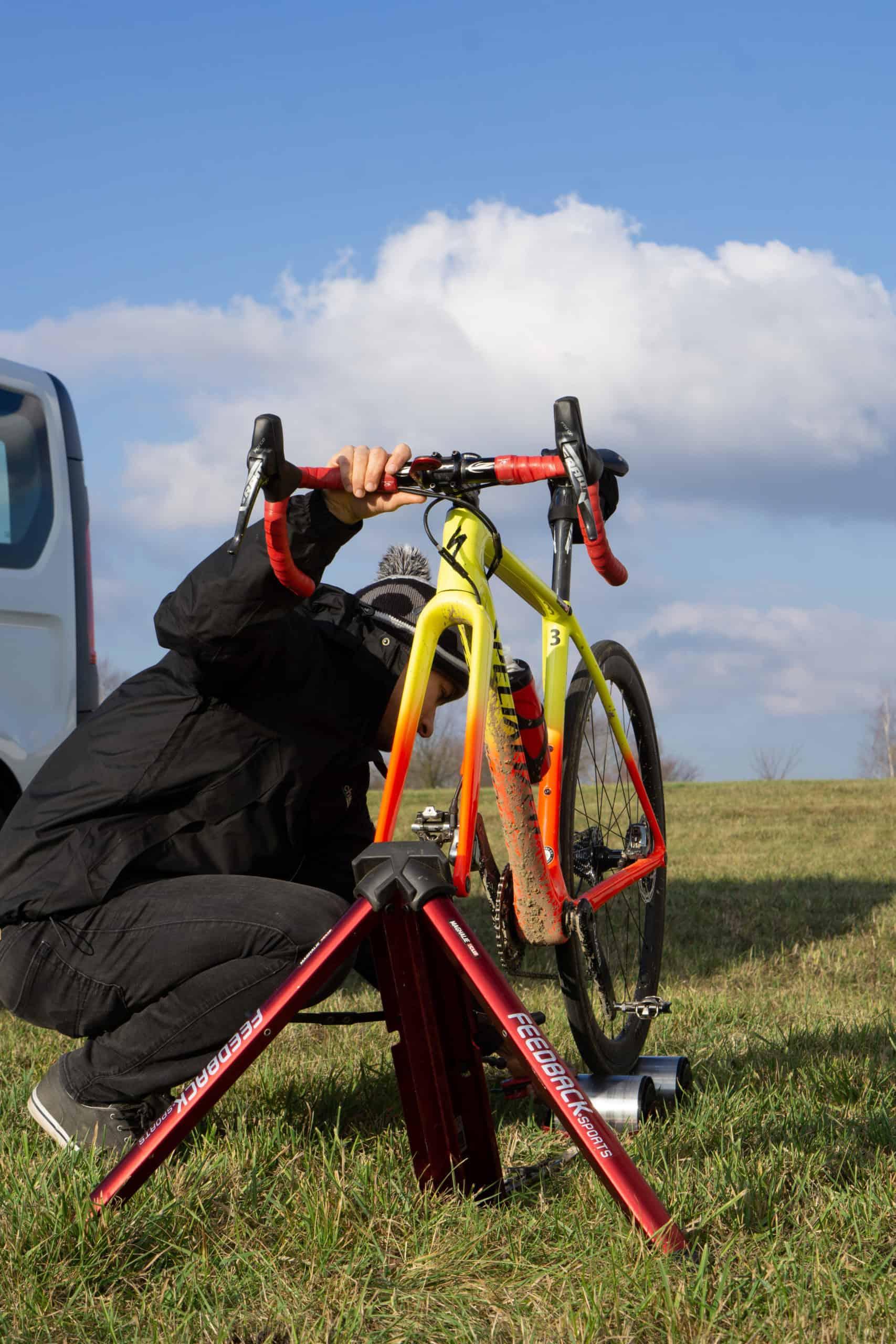 Indoor Bike Trainer Workout 3/4 from Specialized/Feedback Sports CX Te