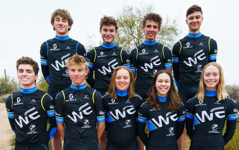 An image of a youth cycling team