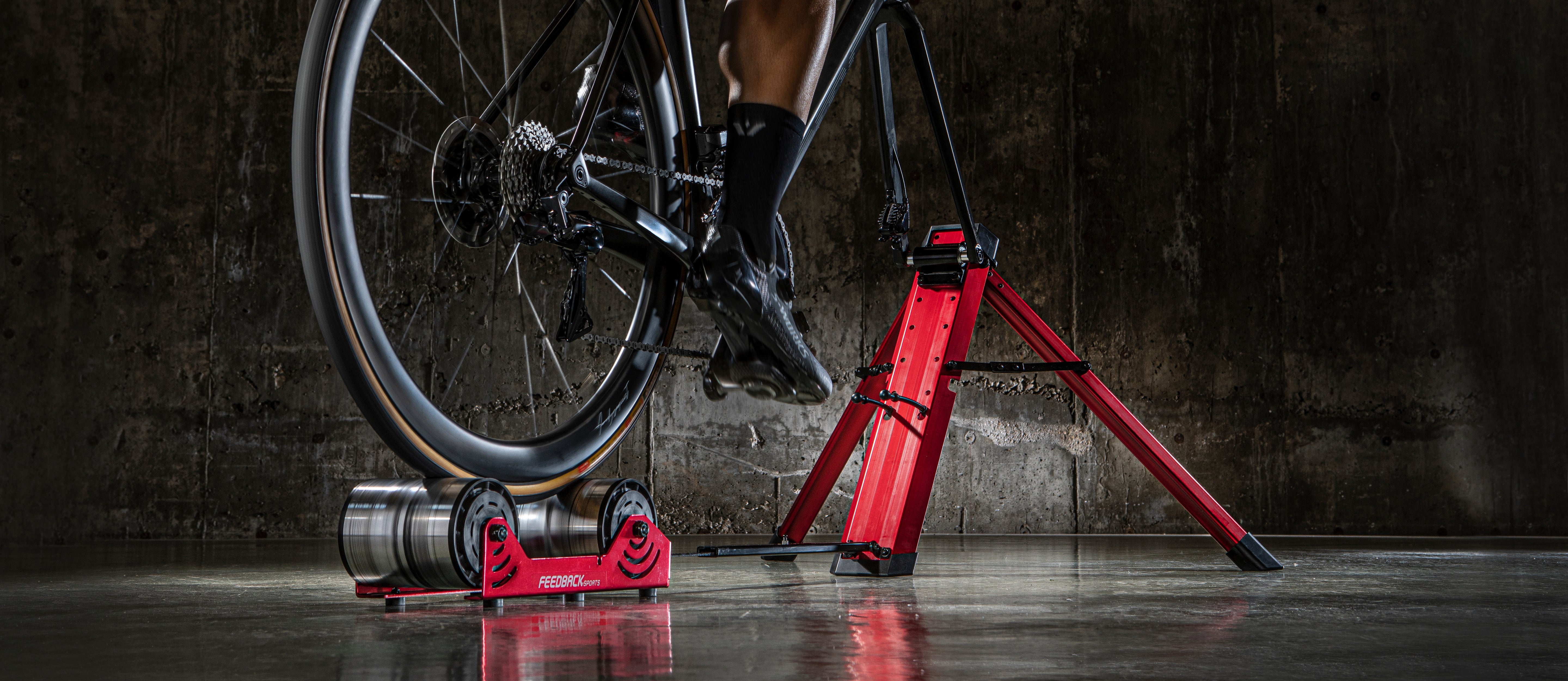 An image of a stationary bike trainer.