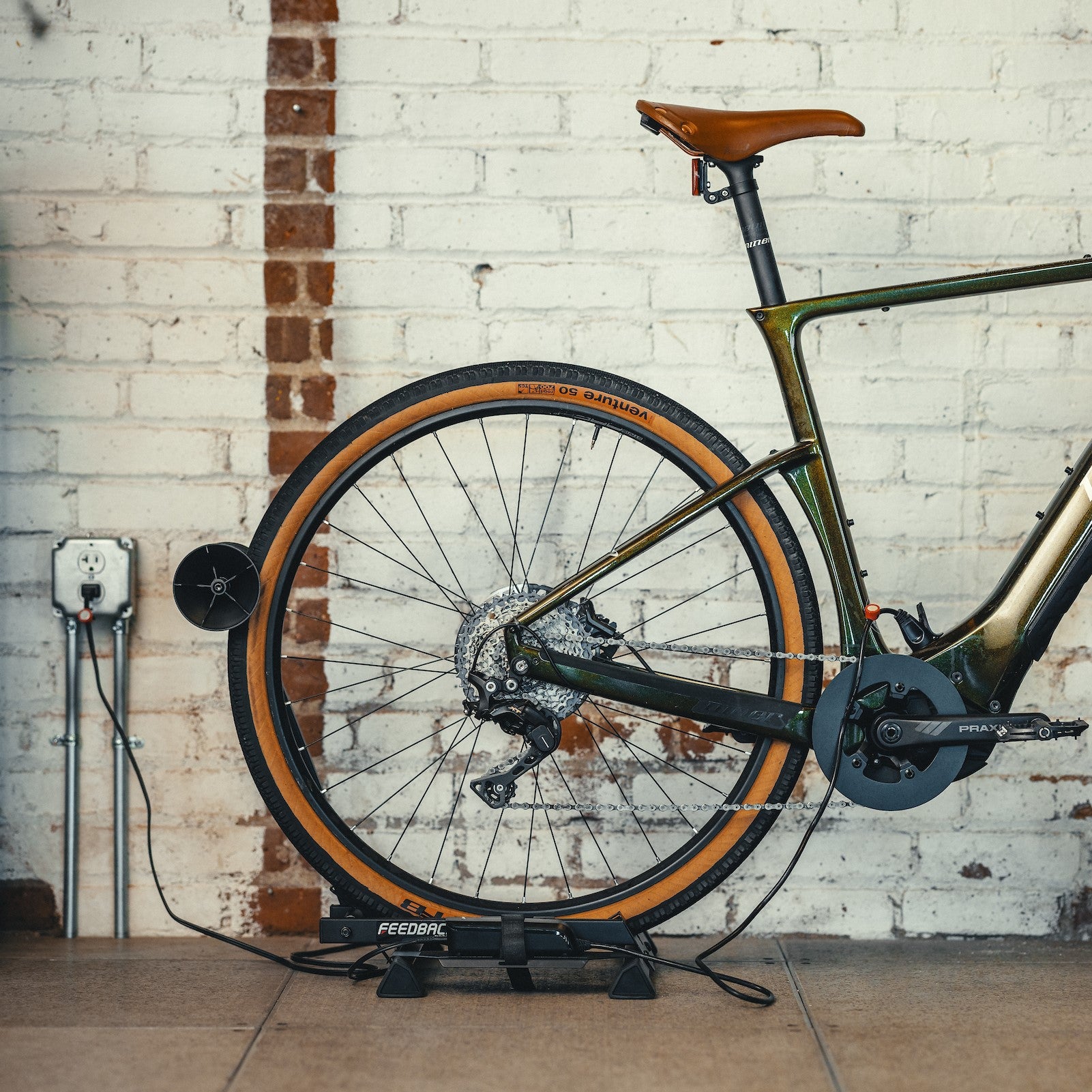 bike stand for gravel bike Feedback Sports RAKK 2.0 E-Bike Stand