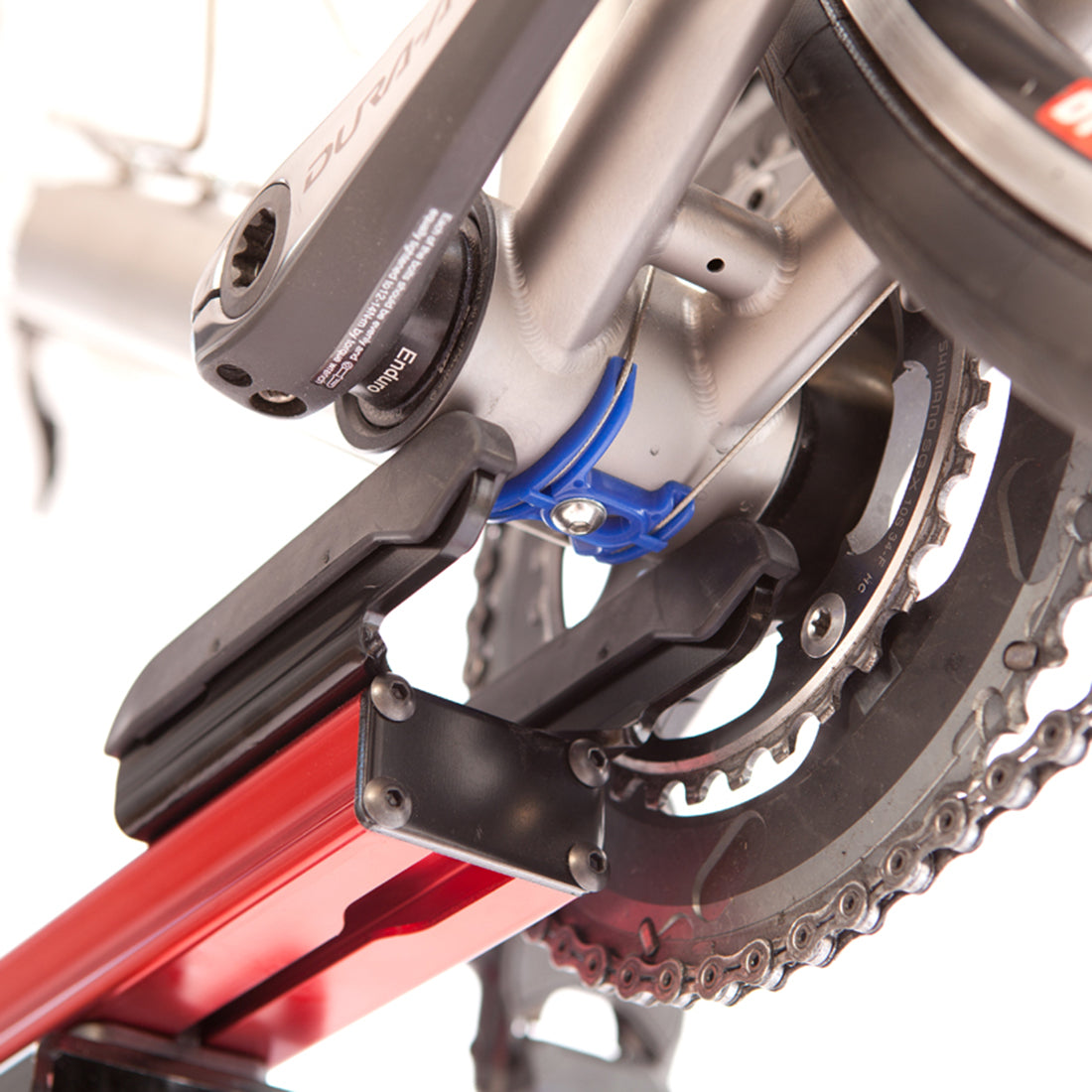 close up of Sprint bike repair stand bottom bracket cradle