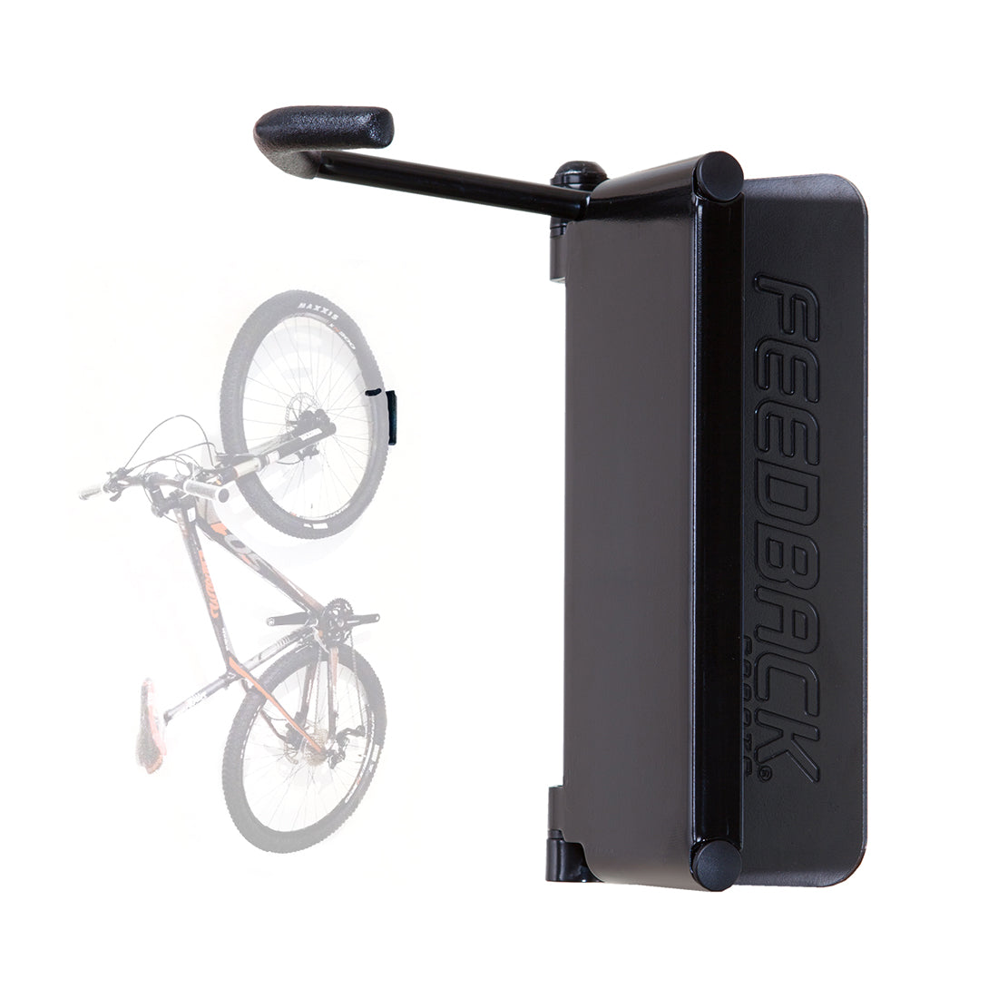Feedback Sports Velo Hinge bike storage hook.