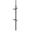 Vertical bike storage column on white background.