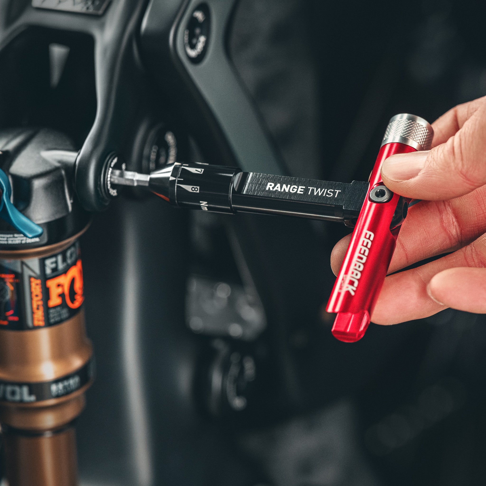 bike shop mechanic torque wrench carbon frame repair