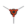 Multi-tool with three prongs on a white background