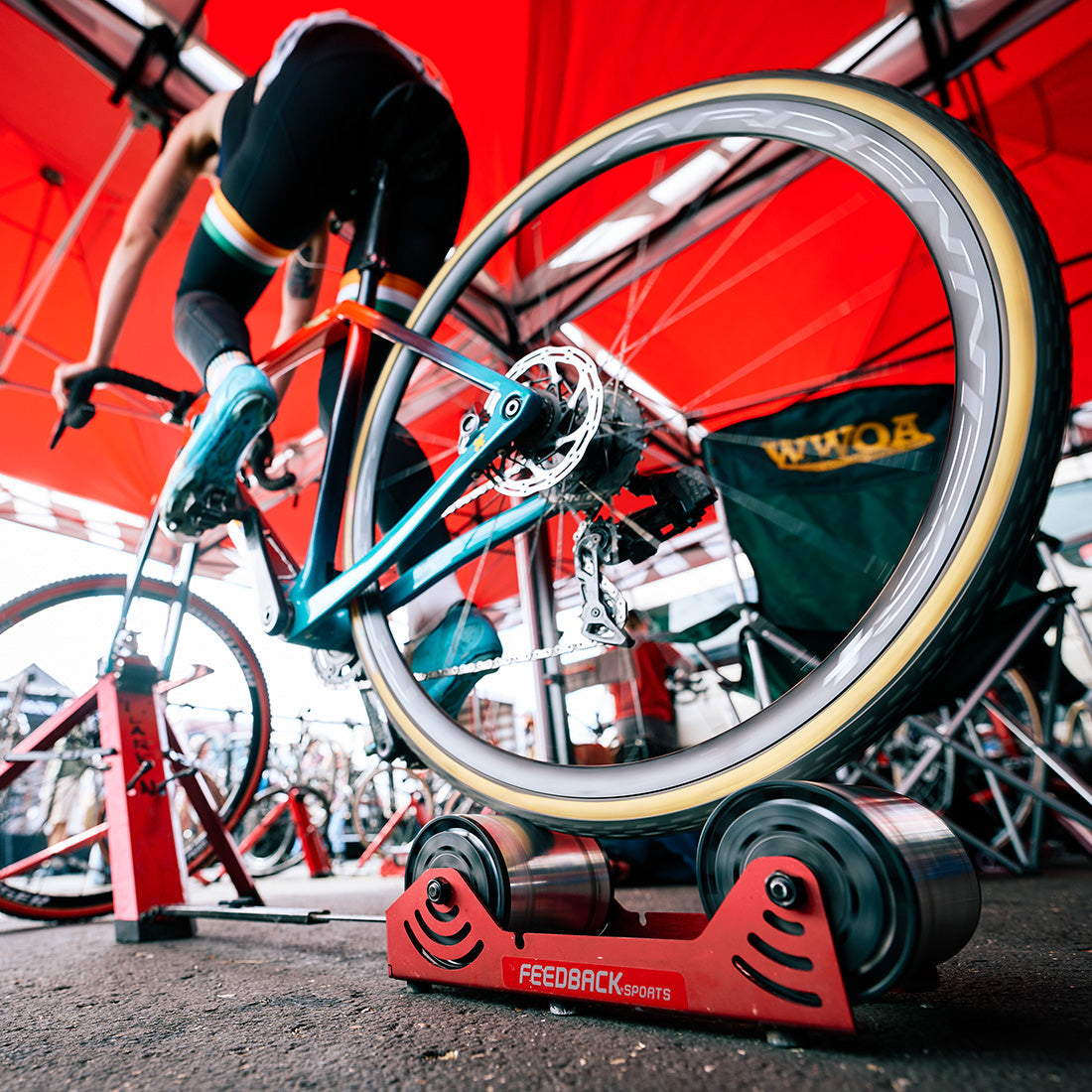 Compact and Portable Stationary Bike Trainers - Feedback Sports