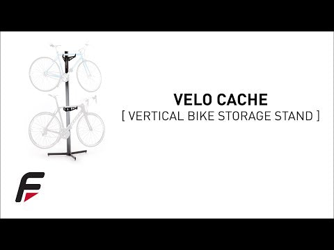 Velo Cache 2-Bike Column, Black - Feedback Sports