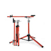 Feedback Sprint Bike Repair Stand open and folded into compact travel form